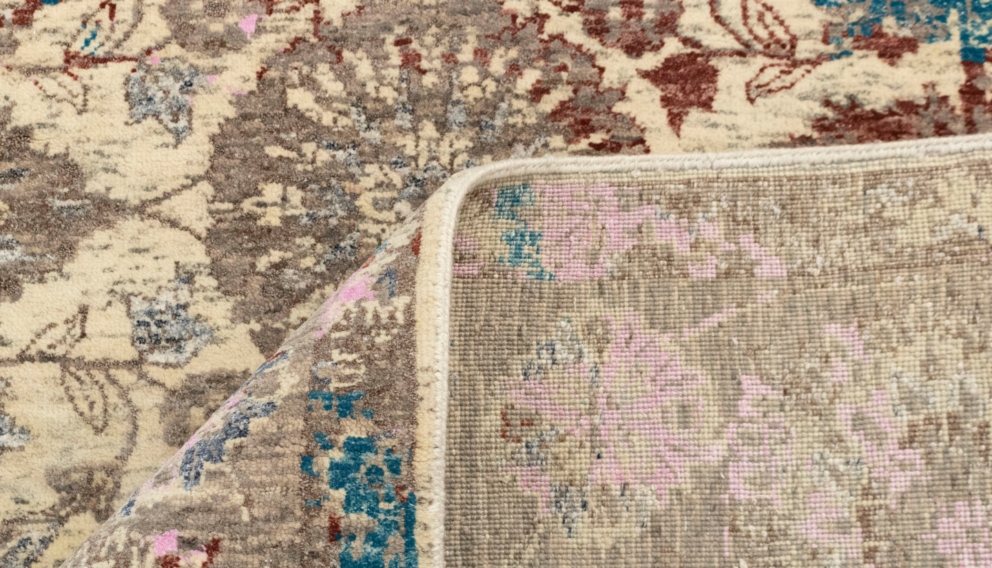 8x10 Colorful Turkish Persian Classic Hand knotted Transitional Rug | Shritija Rugs | Best Carpet Living Room